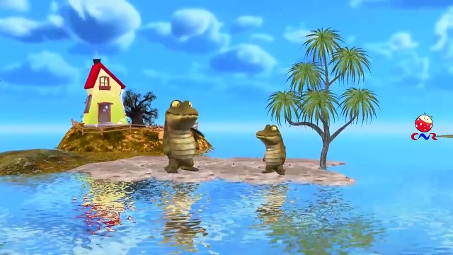 Crocodile Fighting With Tiger And Singing Finger Family And Johny Johny Yes Papa Nursery R