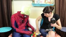 Surprise Toys on STAR WARS DAY Party with Death Star Piñata, Surprise Eggs, Spiderman Yod