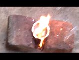 real fire trick with lion roar using water-3 crazy real fire experiments