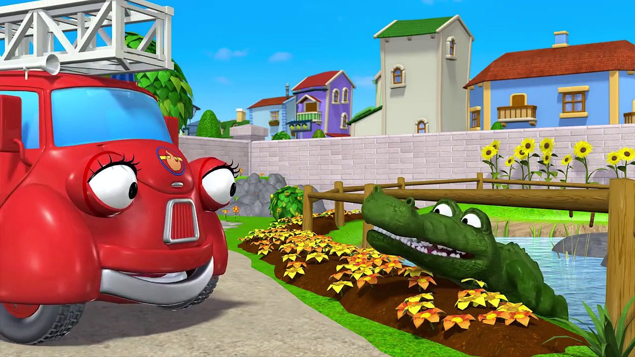 Die Helden der Stadt Fiona Feuerwehr. Kurzfilme für Kleinkinder!