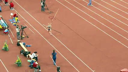 Great 6 pack female pole vaulter, Nikoleta Kyriakopoulou 2015