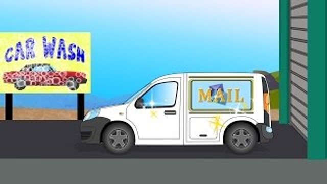 Mail Truck | Car Wash | Trucks for Toddlers