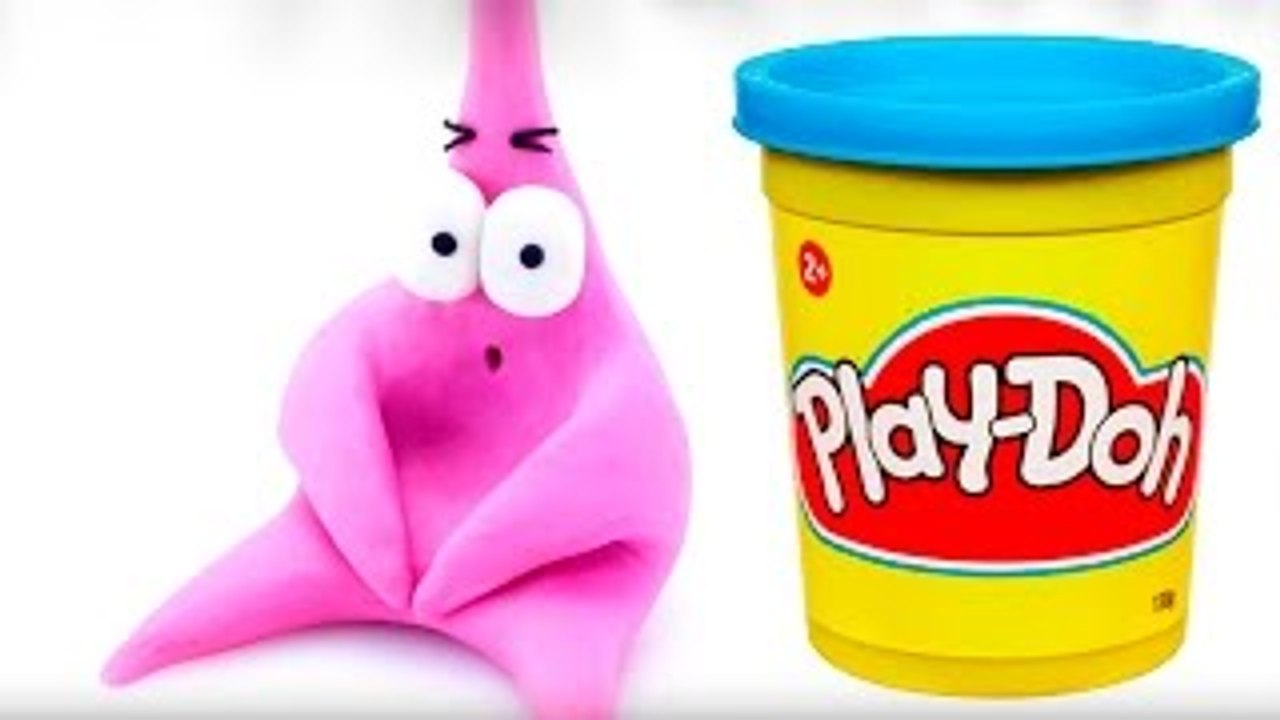 Spongebob Patrick Play doh STOP MOTION playdo video