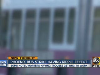 Phoenix bus strike having ripple effect
