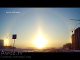 Triple sunrise seen in Russia due to amazing optical illusion _ Daily Mail Online