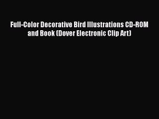 Tải video: PDF Download Full-Color Decorative Bird Illustrations CD-ROM and Book (Dover Electronic Clip