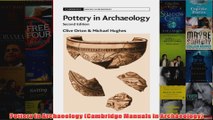 Pottery in Archaeology Cambridge Manuals in Archaeology