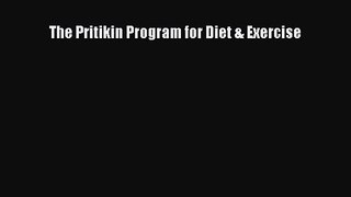 PDF Download The Pritikin Program for Diet & Exercise Download Online