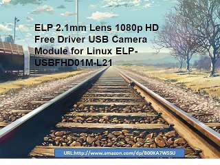 Monitor:ELP 2.1mm Lens 1080p HD Free Driver USB Camera Module for Linux