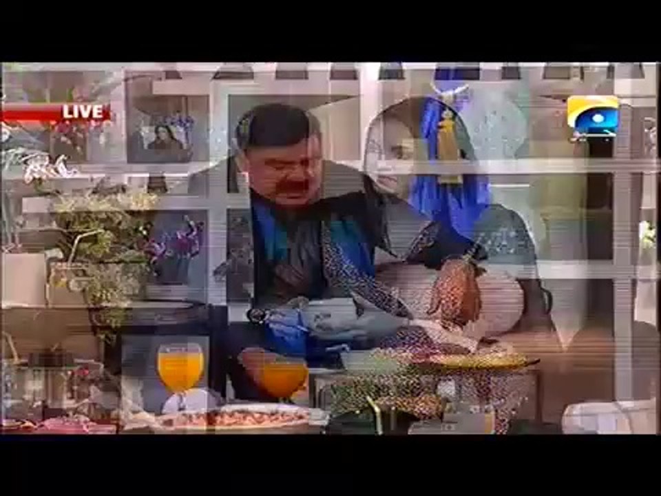 Sheikh Rasheed Got Angry In Nadia Khan Show