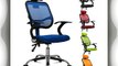 Outdoortips Adjustable Fabric Mesh Seat Backrest Executive Office Computer Desk Chair -3 Colors