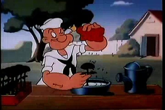 Моряк Папай, Шпинат и Суслик. Детский мультик/ Gopher Spinach - 1954
