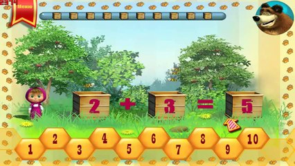 Маша и медведь Подготовка к школе (полная версия HD) Развивающая игра мультик для детей