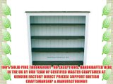 100% Solid Wood Bookcase 4ft x 4ft White Painted