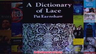 A Dictionary of Lace