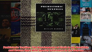 Prehistoric Textiles The Development of Cloth in the Neolithic and Bronze Ages with