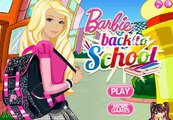 мультик игра Игра Барби Barbie принцесса собирается в школу