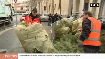 Le recyclage des sapins de Noël