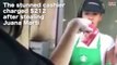 Woman confronts Starbucks cashier who admits to stealing her credit card