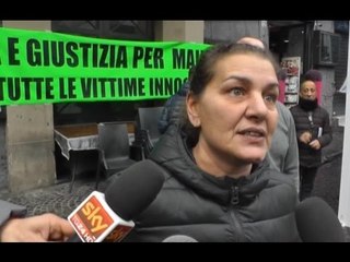 Napoli - Omicidio Maikol, presidio in Piazza Calenda (08.01.16)