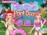 Disney Frozen Games - Frozen Sisters Pool Day - Disney Princess Games for Girls