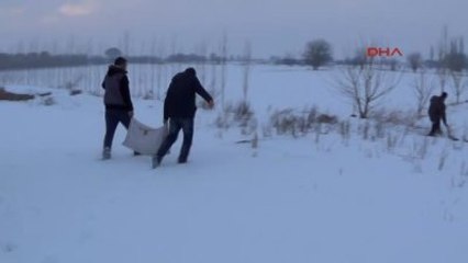 Iğdır - Doğadaki Hayvanlar Unutulmadı