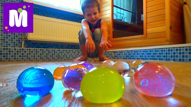Выращиваем в воде большие шары орбиз Growing in the water big balls orbeez