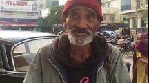 An Educated Homeless Man Who Speaks English as fluent as A Native English Speaker