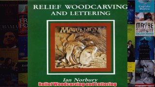 Relief Woodcarving and Lettering