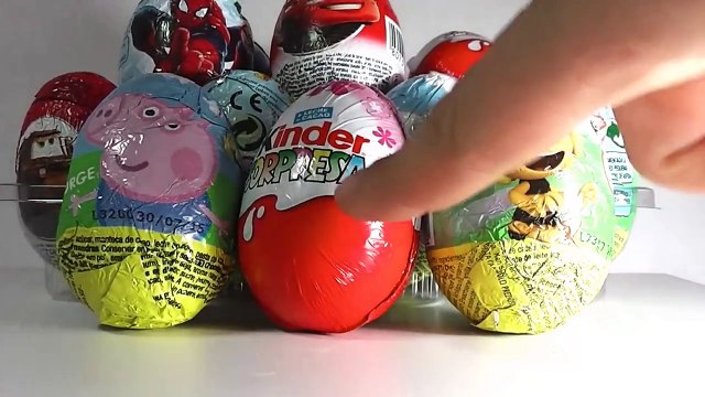 3 HUEVOS SORPRESA, ABEJA MAYA, PEPPA PIG Y MAGIC KINDER PRINCESAS COLECCIÓN 2013. KINDER