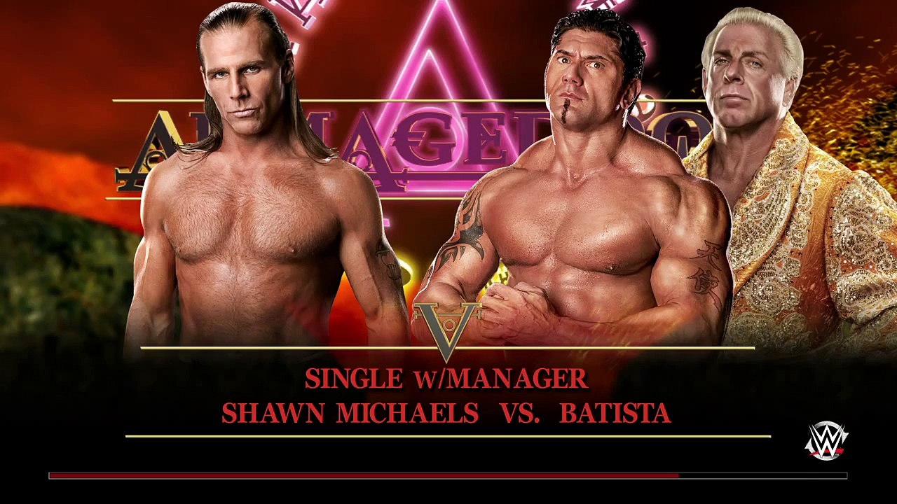 CNZ 2K15 Shawn Michaels vs Batista Normal Match 2016 (PS4)