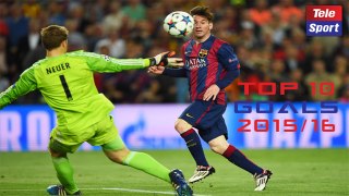 Lionel Messi ● Top 10 Goals 2015/16 HD ● Telesport.al