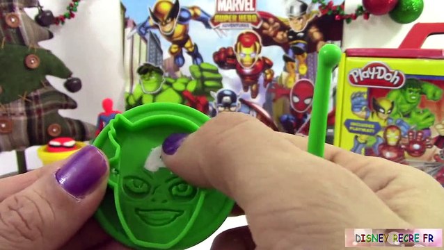 Pâte à modeler Super Héros de Marvel Spiderman Incroyable Hulk Ironman Wolverine Thor Playdoh