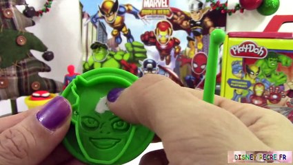 Pâte à modeler Super Héros de Marvel Spiderman Incroyable Hulk Ironman Wolverine Thor Playdoh