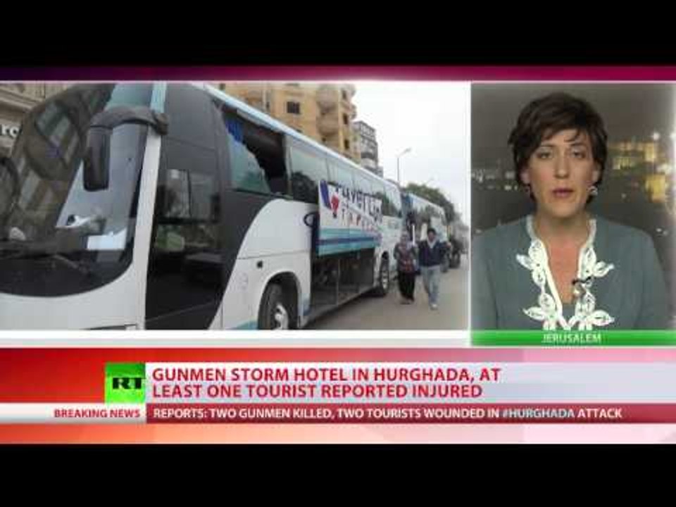 Gunmen open fire at hotel in Egyptian resort of Hurghada