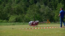 SA 315 B LAMA GIANT SCALE RC TURBINE MODEL HELICOPTER FLIGHT / Turbine meeting 2016 *1080p