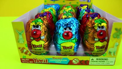 YOWIE CHOCOLATE SURPRISE EGGS with Toy inside| Limited Edition Natural Replicas