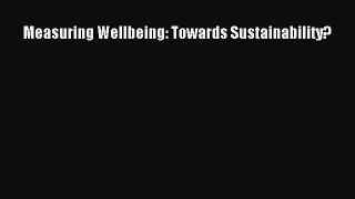 PDF Download Measuring Wellbeing: Towards Sustainability? Download Full Ebook