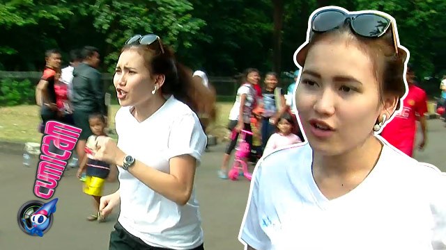 Jogging, Ayu Ting Ting Digoda Wartawan - Cumicam 09 Januari 2016
