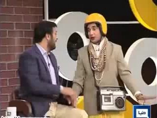 Sakhawat Naz As PK in Mazaaq Raat