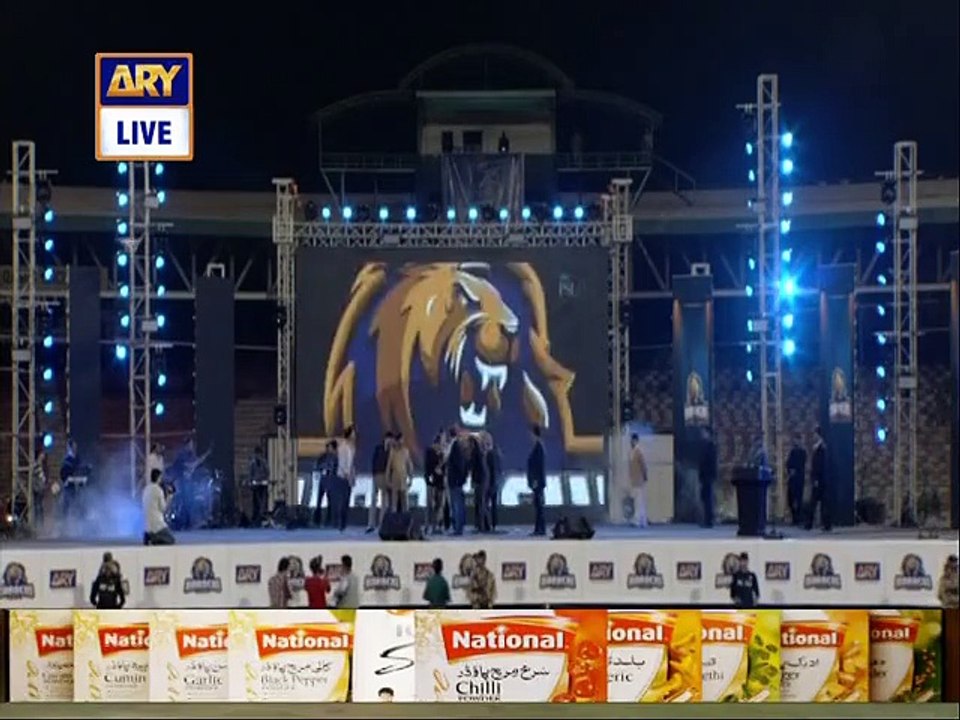 Governor Sindh Played Guitar on National Anthem of Pakistan in Karachi Kings Concert full hd video