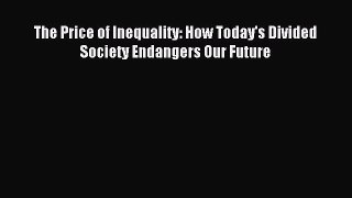 Read The Price of Inequality: How Today's Divided Society Endangers Our Future Ebook Free