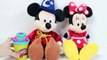 Minnie and Mickey Mouse Valentine's Day Party Play Doh Hearts Play Dough Minnie Mouse Toy Videos