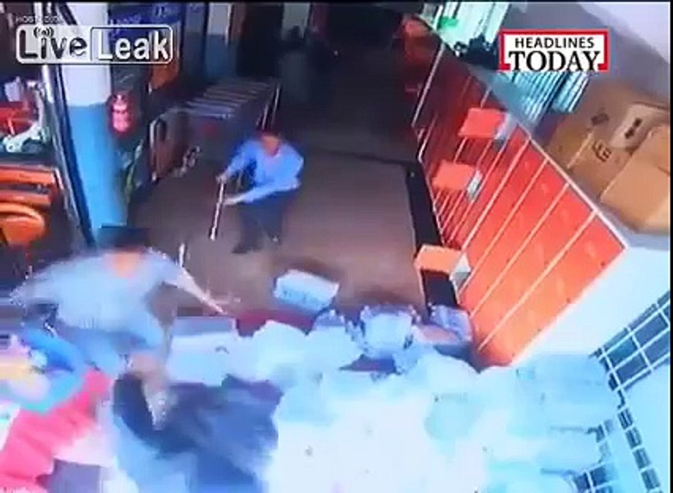 The real horror EARTHQUAKE footage in nepal