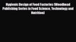 [PDF] Hygienic Design of Food Factories (Woodhead Publishing Series in Food Science Technology