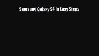 Read Samsung Galaxy S4 in Easy Steps Ebook Free