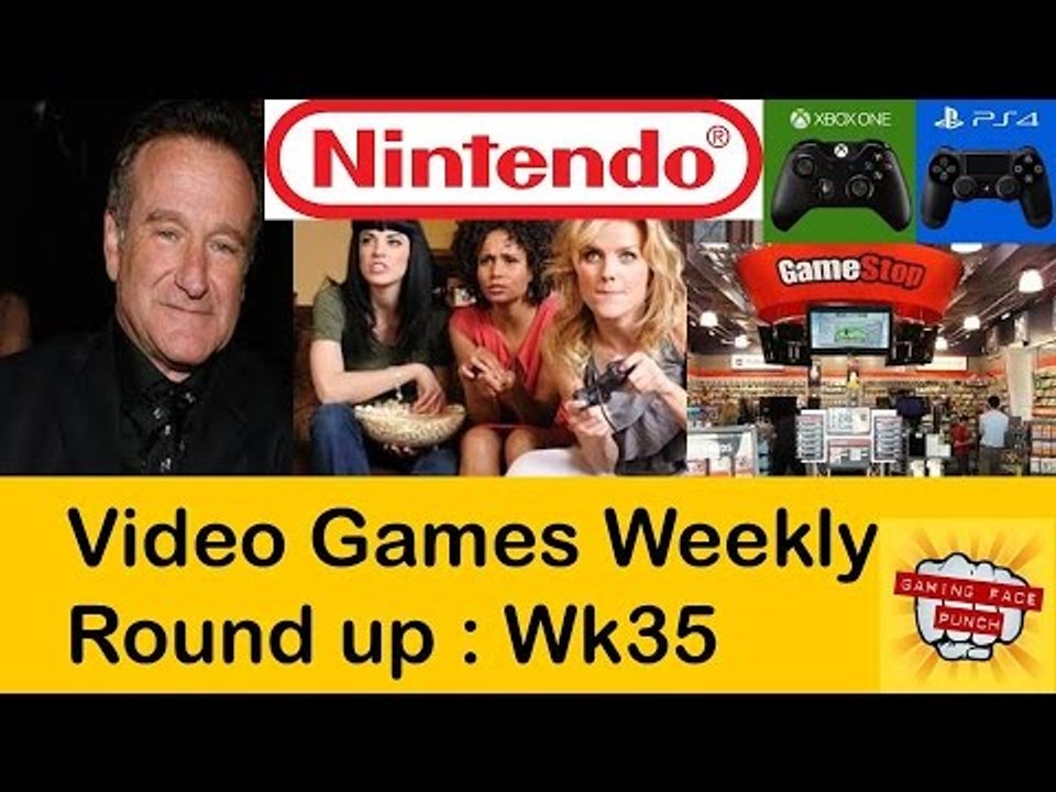 Week 35: Nintendo, Robin Williams, Women Gamers, Gamestop, DDoS, Swatted Gamer #LetsGrowTogether