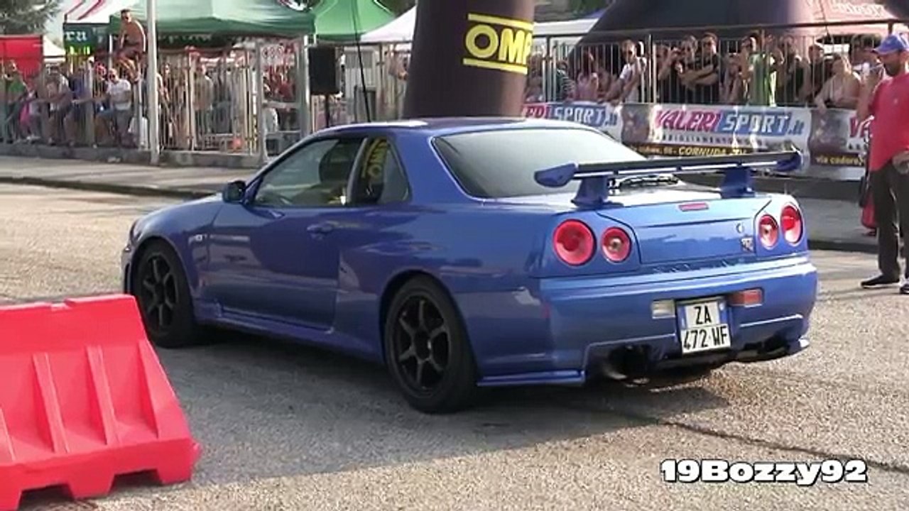 Auto Tuning Raduno - Drag Race Show Supra, Murcielago, Kawasaki Go Kart, Skyline R34 & More