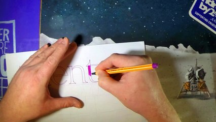 Talent Borrows Genius Steals- Hand Lettering by twohundredby200