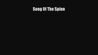 Download Song Of The Spine  EBook